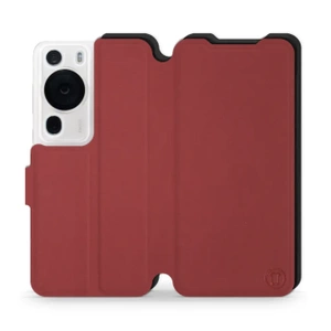 Etui Soft Touch do Huawei P60 Pro - wzór Zachodząca czerwień z czernią