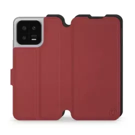 Etui Soft Touch do Xiaomi 13 - wzór Zachodząca czerwień z czernią