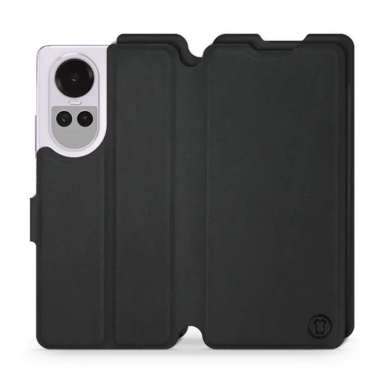 Etui Soft Touch do OPPO Reno 10 Pro 5G - wzór Satynowa czerń