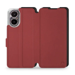 Etui Soft Touch do Realme C67 4G - wzór Zachodząca czerwień z czernią