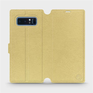 Etui do Samsung Galaxy Note 8 - wzór Gold&Orange