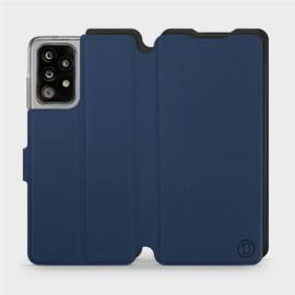 Etui Soft Touch do Samsung Galaxy A52S 5G - wzór Głęboki granat z czernią