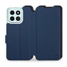 Etui Soft Touch do Huawei Honor X6b - wzór Głęboki granat z czernią