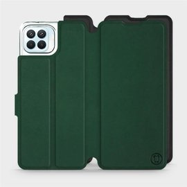 Etui Soft Touch do OPPO Reno 4 Lite - wzór Miejska zieleń z czernią