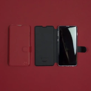 Etui Soft Touch do Apple iPhone 15 Pro - wzór Zachodząca czerwień z czernią