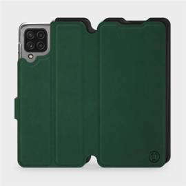 Etui Soft Touch do Samsung Galaxy M32 4G - wzór Miejska zieleń z czernią