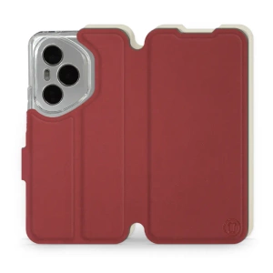 Etui Soft Touch do Huawei Honor 400 Pro - wzór Zachodząca czerwień z platyną