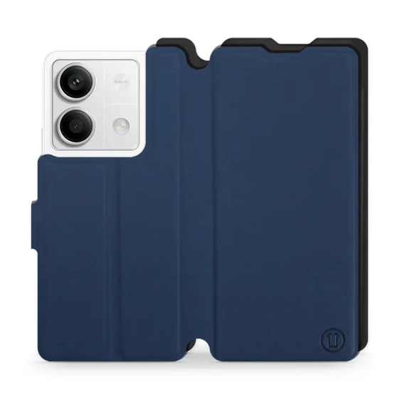 Etui Soft Touch do Xiaomi Redmi Note 13 5G - wzór Głęboki granat z czernią