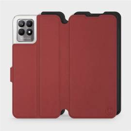 Etui Soft Touch do Realme 8i - wzór Zachodząca czerwień z czernią