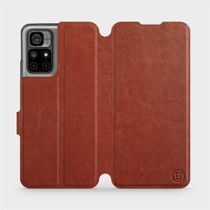 Etui do Xiaomi Redmi Note 11 - wzór Brown&Orange