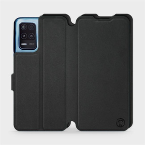 Etui Soft Touch do Realme 8 5G - wzór Satynowa czerń