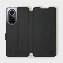 Etui Soft Touch do Huawei Nova 9 - wzór Satynowa czerń z platyną