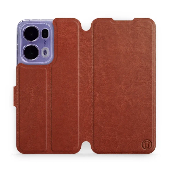 Etui do OPPO Reno 13 Pro - wzór Brown&Orange