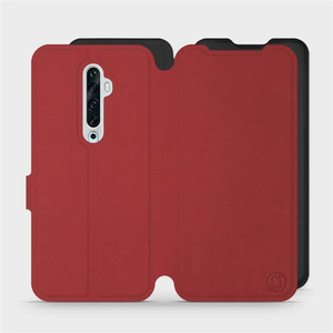 Etui Soft Touch do OPPO Reno 2Z - wzór Zachodząca czerwień z czernią