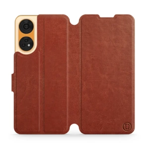 Etui do OPPO Reno 8T 5G - wzór Brown&Orange