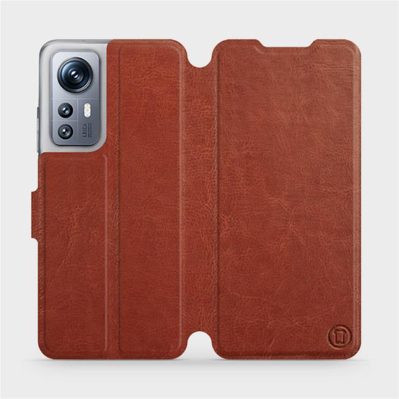 Etui do Xiaomi 12S - wzór Brown&Orange