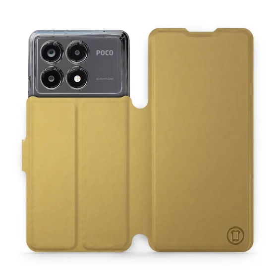 Etui do Xiaomi POCO X6 Pro - wzór Gold&Orange