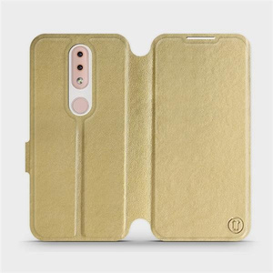 Etui do Nokia 4.2 - wzór Gold&Gray