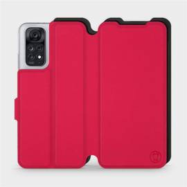 Etui Soft Touch do Xiaomi Redmi Note 11S - wzór Żywa czerwień z czernią
