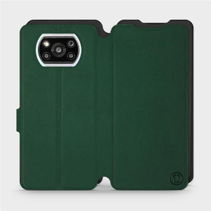 Etui Soft Touch do Xiaomi POCO X3 Pro - wzór Miejska zieleń z czernią