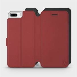 Etui Soft Touch do Apple iPhone 7 Plus - wzór Zachodząca czerwień z czernią