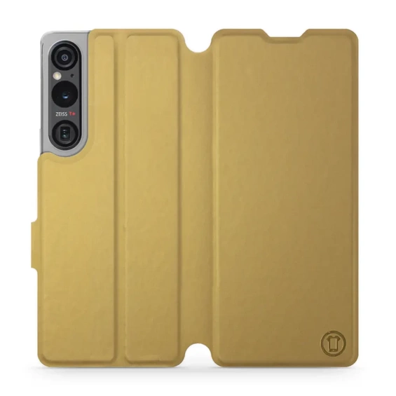 Etui do Sony Xperia 1 V - wzór Gold&Gray