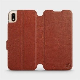 Etui do Huawei Y5 2019 - wzór Brown&Gray