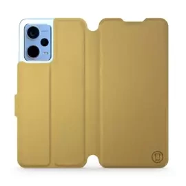 Etui do Xiaomi Redmi Note 12 5G - wzór Gold&Orange