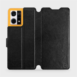 Etui do Oppo Reno 7 4G - wzór Black&Orange