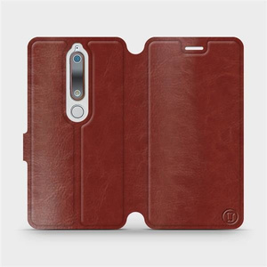 Etui do Nokia 6.1 - wzór Brown&Gray