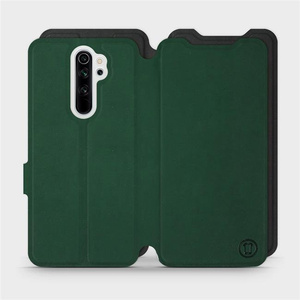 Etui Soft Touch do Xiaomi Redmi Note 8 Pro - wzór Miejska zieleń z czernią