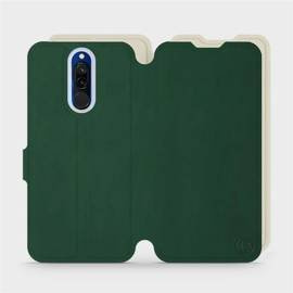 Etui Soft Touch do Xiaomi Redmi 8 - wzór Miejska zieleń z platyną