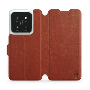 Etui do Xiaomi 14 Pro - wzór Brown&Gray