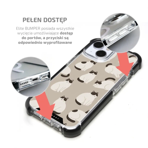 Etui MagSafe Elite Bumper Apple iPhone 12 Pro Max - wzór D160D