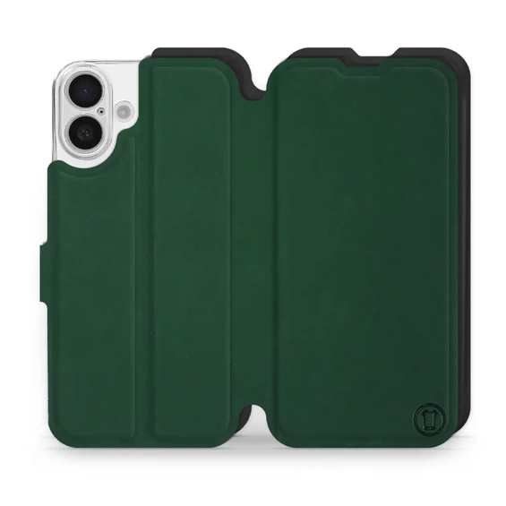 Etui Soft Touch do Apple iPhone 16 Plus - wzór Miejska zieleń z czernią