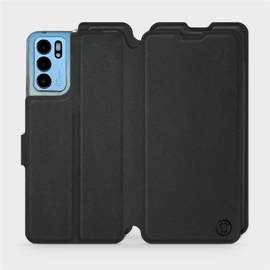Etui Soft Touch do OPPO Reno 6 5G - wzór Satynowa czerń