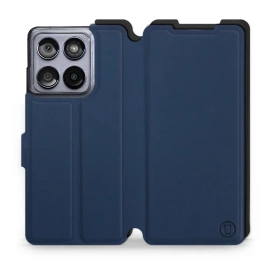 Etui Soft Touch do Motorola Edge 60 Fusion - wzór Głęboki granat z czernią