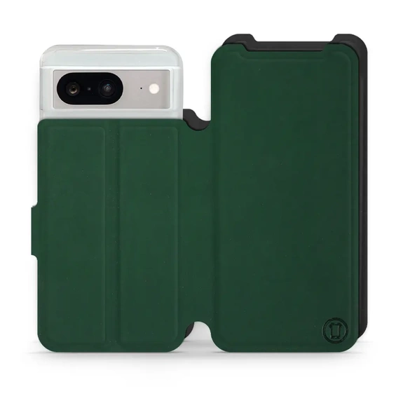 Etui Soft Touch do Google Pixel 8 - wzór Miejska zieleń z czernią