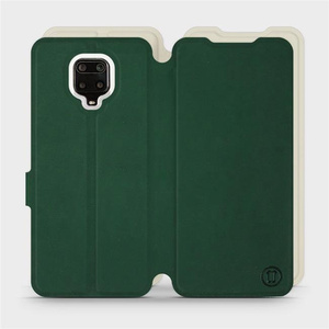 Etui Soft Touch do Xiaomi Redmi Note 9 Pro - wzór Miejska zieleń z platyną