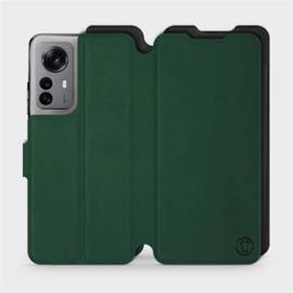 Etui Soft Touch do Xiaomi 12X - wzór Miejska zieleń z czernią