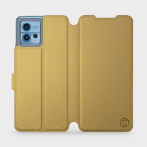 Etui do Motorola Moto G72 - wzór Gold&Gray