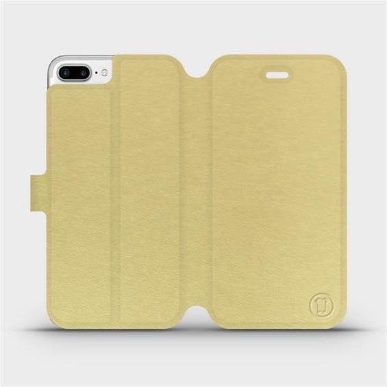 Etui do Apple iPhone 8 Plus - wzór Gold&Gray