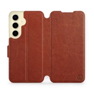 Etui do Samsung Galaxy S24 - wzór Brown&Gray