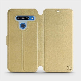 Etui do LG G8s ThinQ - wzór Gold&Orange