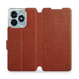 Etui do Huawei Honor X5c Plus - wzór Brown&Gray