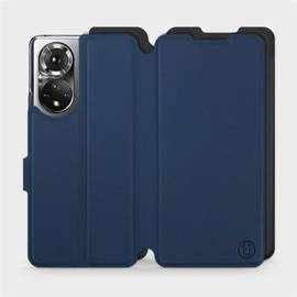 Etui Soft Touch do Huawei Honor 50 - wzór Głęboki granat z czernią