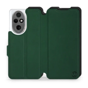 Etui Soft Touch do Huawei Honor 200 - wzór Miejska zieleń z czernią