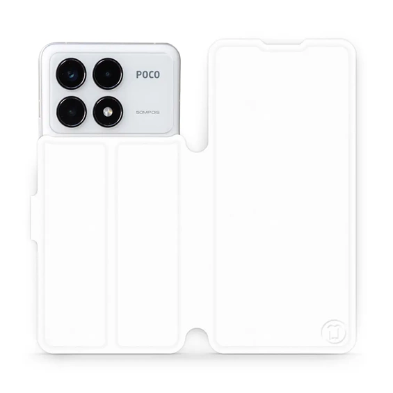 Etui do Xiaomi POCO F6 Pro - wzór White&Orange