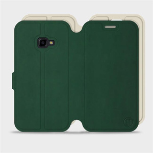 Etui Soft Touch do Samsung Galaxy Xcover 4 - wzór Miejska zieleń z platyną