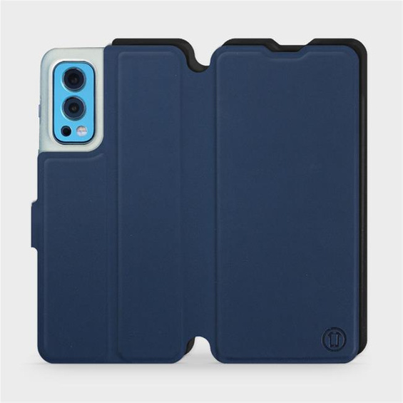 Etui Soft Touch do OnePlus Nord 2 5G - wzór Głęboki granat z czernią